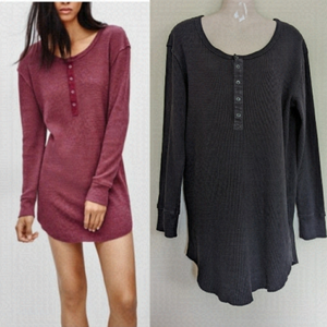 Aritzia golden by tna thermal Los Santos top dress black small